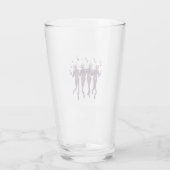 Geister-Barbershop-Quartett Glas (Rückseite)