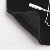 Geister Baseball Halloween Kostüm Lustiger Basebal Mousepad (Ecke)