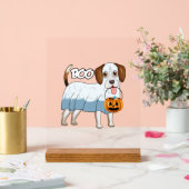 Geister-Beagle-Halloween-Hund Acrylschild (Hochzeit)