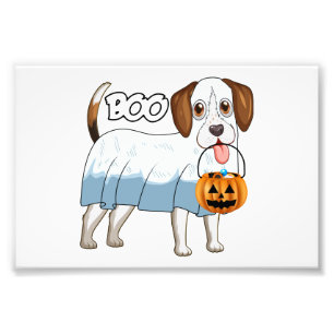 Geister-Beagle-Halloween-Hund Fotodruck