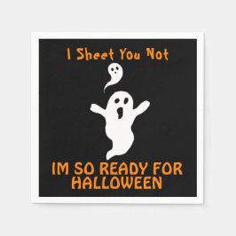 Geister bereit für Halloween Napkins Serviette