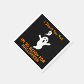 Geister bereit für Halloween Napkins Serviette (Ecke)
