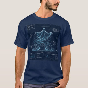 Geister-Blueprint-Shirt für einen Friedhof T-Shirt