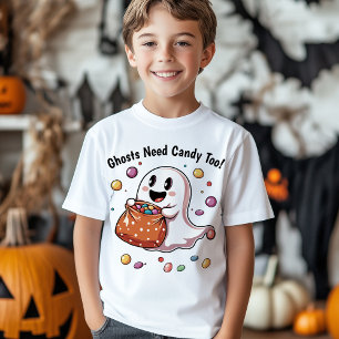 Geister brauchen auch Süßes! Kids Halloween T-Shirt