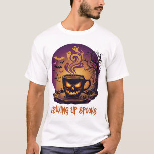 Geister brauen Halloween-Kaffeetasse Geist Rauch T-Shirt
