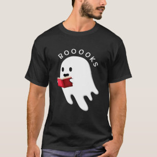 Geister Bücher Booooks Halloween Lesen Bibliotheka T-Shirt