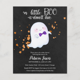 Geister Budget Halloween Baby Shower Einladung