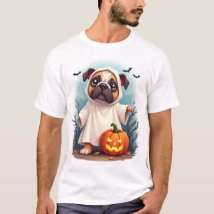 Geister Bulldogge Boo T-Shirt
