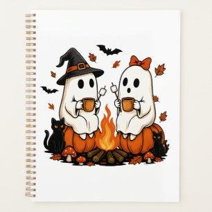 Geister-Campingfeuer Halloween Planer