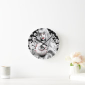 Geister der Toten Runde Wanduhr (Zuhause)