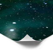 Geister des Kosmos - farbenfroh Poster (Ecke)