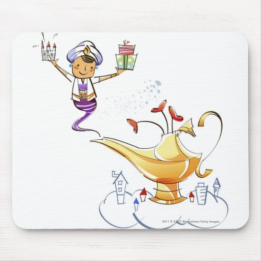 Geister, die ein Haus und Geschenke von einer Mousepad (Vorne)