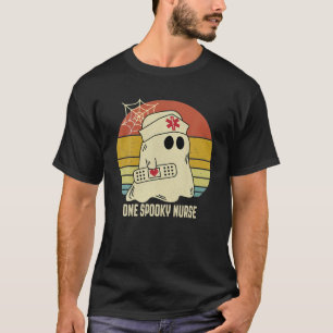 Geister Eine Gruselige Krankenschwester Halloween T-Shirt