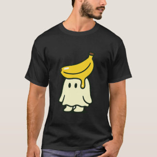 Geister Früchte Banane Geist Retro-Shirt Pop Geist T-Shirt