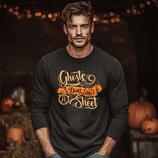 Geister geben kein Blatt Tri-Blend Shirt