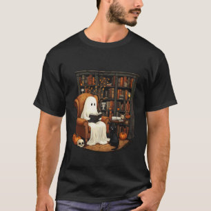Geister Gemütliche Lesebibliothek Neugierige schwa T-Shirt