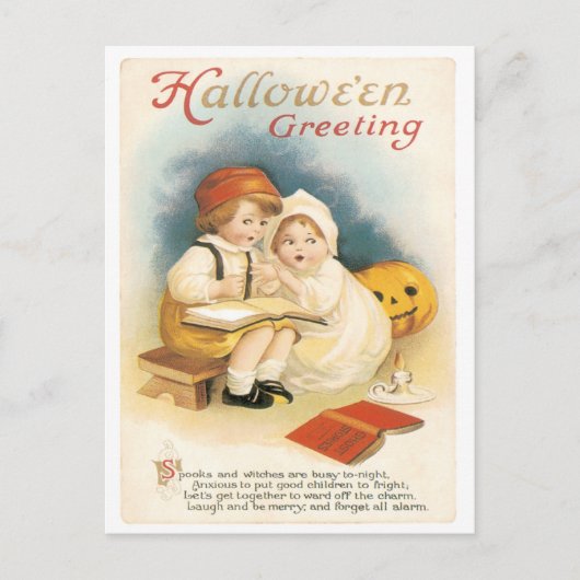 Geister Geschichten Vintage Postkarte (Vorderseite)