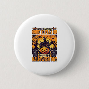 Geister Goblins Halloween Komm Spielen Oktober Hei Button