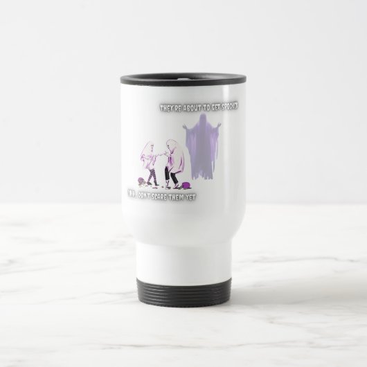 Geister-Grusel-Design Reisebecher (Mittel)
