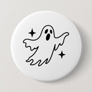 Geister Halloween Button