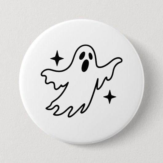 Geister Halloween Button (Vorderseite)