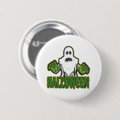 Geister Halloween  Button (Vorne & Hinten)