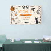 Geister-Halloween-Geburtstag Banner (Messeveranstaltung)