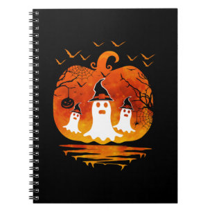 GEISTER HALLOWEEN KOSTÜM KÜRBIS HERBST SAISON GESC NOTIZBLOCK