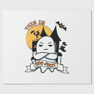 Geister Halloween Kostüm Lustiger Boo Geschenkpapier
