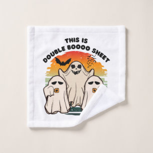 Geister Halloween Kostüm Lustiger Boo Waschlappen