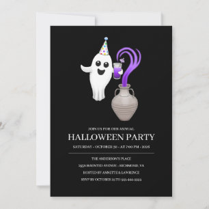 Geister-Halloween-Party Einladung
