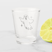 Geister Halloween Schnapsglas (Rückseite)