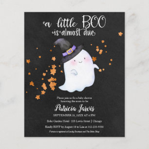 Geister-Haushaltsplan Halloween-Baby-Party-Einladu