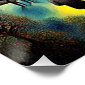 Geister in der Landschaft Poster (Ecke)