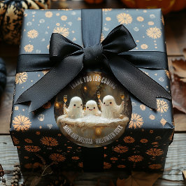 Geister in einem Jacuzzi Spooky Spaß Outdoor Hallo Runder Aufkleber