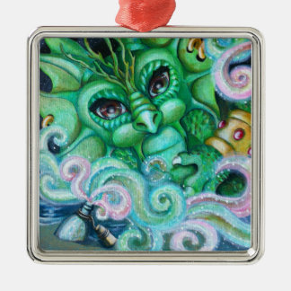 "Geister in einer Flasche" Verzierung Ornament Aus Metall