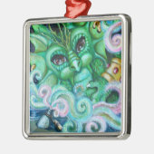 "Geister in einer Flasche" Verzierung Ornament Aus Metall (Links)