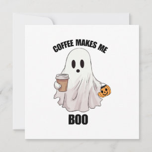 Geister Kaffee Halloween Lustig Einladung