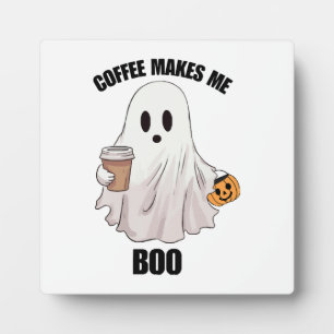 Geister Kaffee Halloween Lustig Fotoplatte