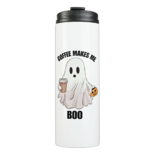 Geister Kaffee Halloween Lustig Thermosbecher