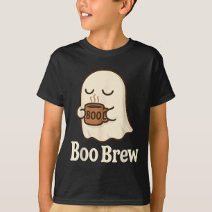 Geister Kaffee Süß Lustiger Halloween Trinken Koff T-Shirt
