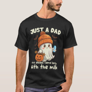Geister-Kürbis-Eiskaffee-Retro-Halloween-Kostüm M T-Shirt