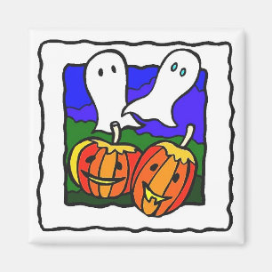 "Geister, Kürbis-" Halloween-Kühlschrankmagnet Magnet