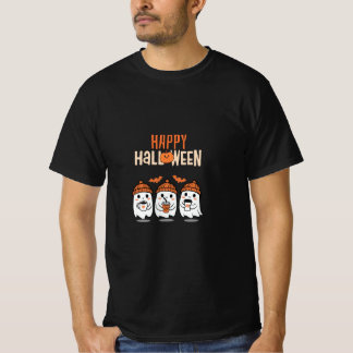 Geister-Kürbis-Halloween-T-Shirt T-Shirt