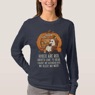 Geister lieben zu lesen - Lustiges Halloween-Buchl T-Shirt