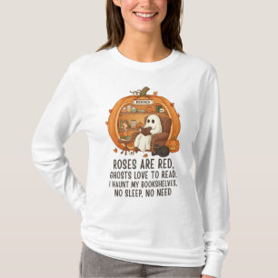 Geister lieben zu lesen - Lustiges Halloween-Buchl T-Shirt