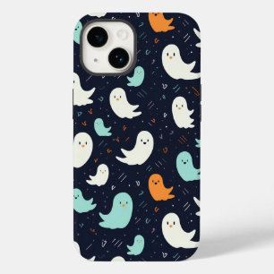 Geister modernes Halloween-Muster Case-Mate iPhone 14 Hülle