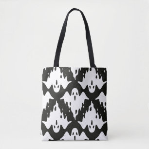 Geister nahtloses Muster Halloween gruselig vintag Tasche