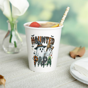Geister-Papa Halloween-Geist-Design Pappbecher