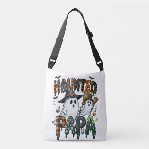 Geister-Papa Halloween-Geist-Design Tragetaschen Mit Langen Trägern
